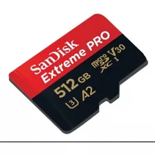 Cartao Memoria Sandisk Micro Sdxc Extreme Pro 170mb/s 512gb