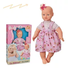 Brinquedo Boneca Bebezao Grande Fala 74 Frases Babalu Menina