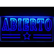 Letrero Luminoso Led, Efecto Neon Abierto 30*20 Oferta