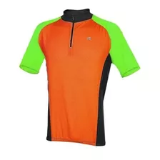 Camisa Ciclista Ciclismo M/c Com Ziper Realtex Prot Uv 