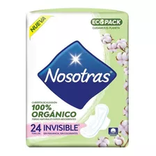 Toallas Higienicas Nosotras Organica Invisible X 24und