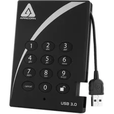 Apricorn 256gb Aegis Padlock Usb 3.0 Hardware-encrypted Soli