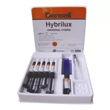 Kit Composite Hybrilux 5 Jeringas Monobond Gel Odontología 
