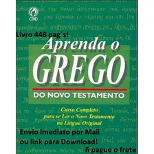 Aprenda O Grego Do Novo Testamento Livro- Envio Imediato