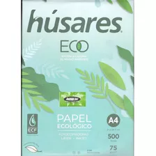 5 Resma Husares Eco 7850 Papel Ecológico Color Beige