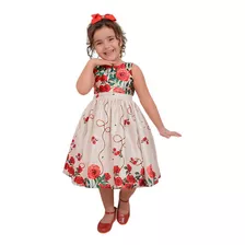 Vestido De Menina Festa Floral: Várias Cores E Modelos