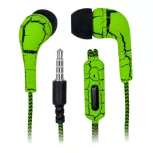 Audífonos Alámbricos In Ear Skunk Verdes Mlab