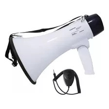 Megafone Com Microfone De Mão Gravador De Voz Mf1503 X 1500w