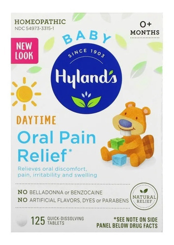 Hyland's Baby Oral Pain Relief - Dor De Dentes - Dia / Noite
