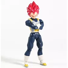 Vegeta Súper Saiyan God Super Saiyan En Caja Con Base