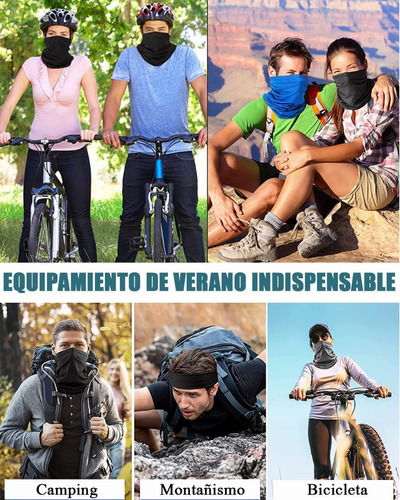 5 Pack Full Bandanas- Mascara Deportivas Para Moto Ciclismo Foto 6