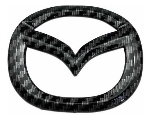 Emblema Fibra Carbono Volante Mazda Cx5 2013 2015 2019 2023 Foto 4