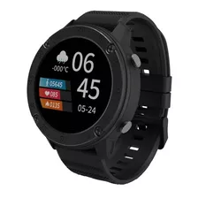 Reloj Inteligente Smartwatch Blackview X5 Circular Fitness ® Color De La Caja Negro Color De La Malla Negro