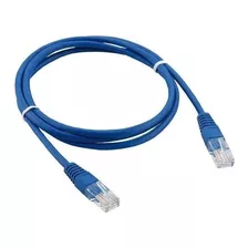 Cabo De Rede 3 Metros Patch Cord Azul Cat5e Ethernet 1000mb