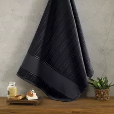 Toalha Lavabo Dohler Velour Artesanalle 30cm X 45cm Cor Preto