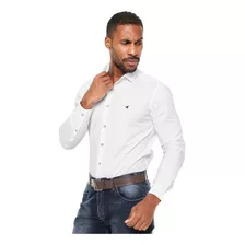 Camisa Masculina Malwee Slim 100% Algodão