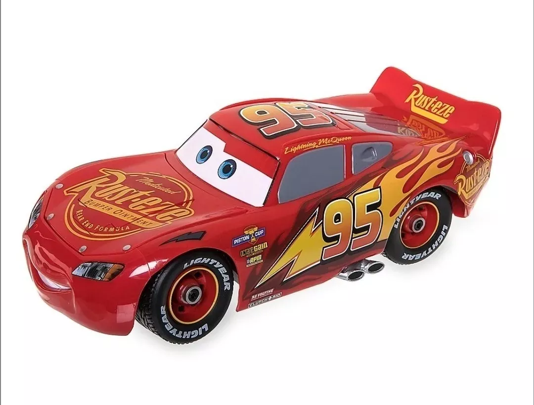 Cars Auto A Friccion Rayo Mcqueen Disney Pixar Carro Import.