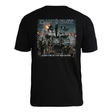 Camiseta Pc Iron Maiden A Matter Of Life Death