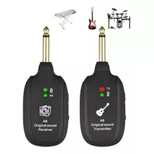 Transmisor De Sistema Inalámbrico De Guitarra Uhf Receptor 