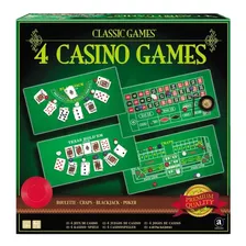 Juego De Mesa Set Colección 4 Casino Games Nuevo Sellado