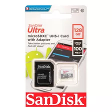 Cartão De Memória Sandisk 128 Gb Para Drone Dji Mini 4 Pro