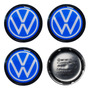 Tapon De Rin Plano Cromado Vw Para Vocho Combi Logo 