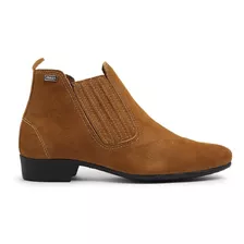 Bota Montaria Botina Vaquejada 100% Couro Legitimo Elastico Coberto 4ssss Calçados 