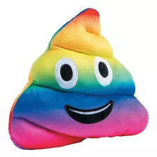 Fun Express Rainbow Emoji Poop Almohada Suave