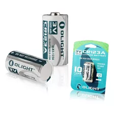 Bateria Olight Cr123a 3v Alta Performance Não Recarregável