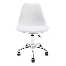 Cadeira Charles Eames Giratória Cor Branco
