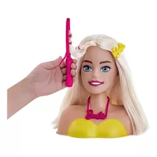 Boneca Barbie C/ Babyliss + 5 Acessórios De Personalização