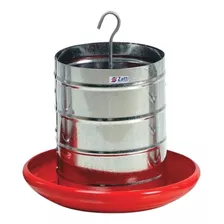 Comedouro Tubolar Para Aves 10kg Automático Galvanizado