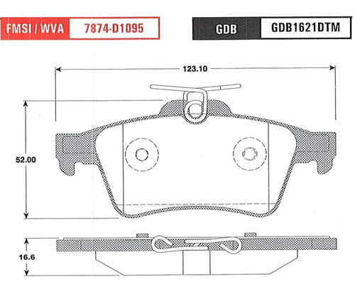 Balatas Trw Traseras Jaguar Xj 2013 A 2015 Rwd   Cermica Foto 2