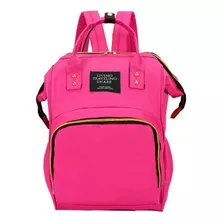 Bolso Mochila Maternal Bebe Resistente Impermeable Eco Tcweb Color Fucsia