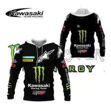 Página Inicial Para Corridas Kawasaki Energy Monster Capucha