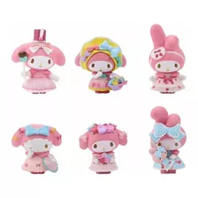 Set 6 Figuras My Melody 5.5 Cm Sanrio Hello Kitty Envio Grat