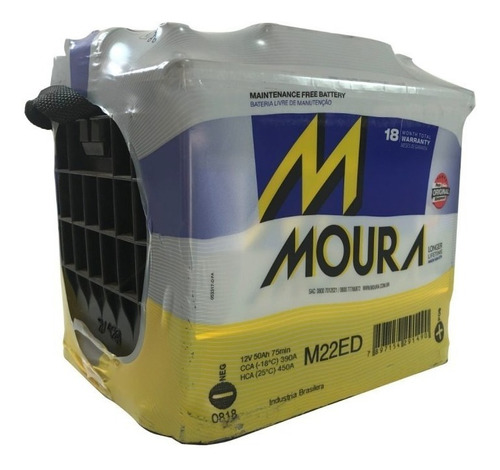 Bateria Moura 12x55 M22ed Citroen Etios Onix Ramos Mejia