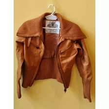 Campera De Cuero Las Pepas 