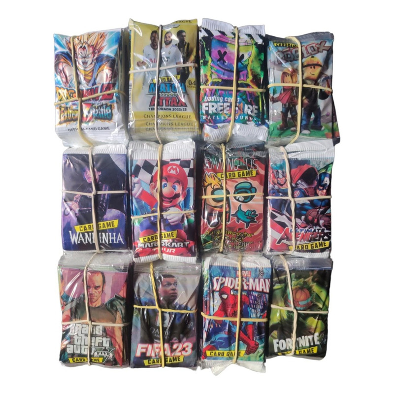 Kit Cartinhas Pokemon =60pctes Cards Bater Bafo Pokemon em Promoção na  Americanas