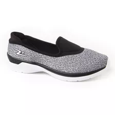 Tênis Espotivo Feminino Adrun Fit Day 9005f-594 Cinza