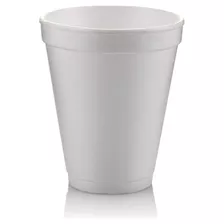 Vaso Desechable Plumavit 10 Oz (300cc) Sin Tapa Pack 100 Und