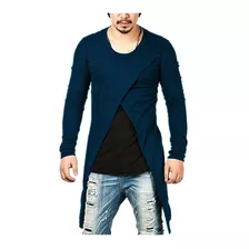 Ligera Casaca Gabardina Cruzada Sudadera Para Hombre 4213