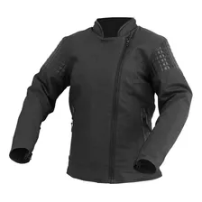 Campera Moto Samurai Warrior Yuki Mujer Cafe Protecciones