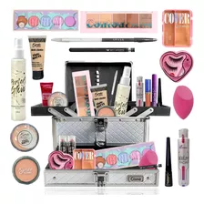 Maleta Maquiagem Completa Ruby Rose Kit Sombra Matte Pincéis