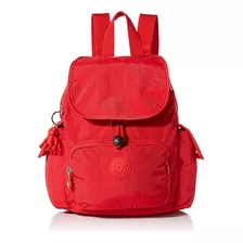 Kipling ® city Pack Mini Mochila Para Mujer 100% Poliamida Revesimiento Poliéster Doble Cremallera Bolsos Internos 13 L Red Rougeev Color Risky Red