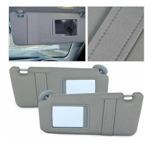 Par De  Viseras Solar  Par Gris Para Toyota Camry 2007-2011 Foto 2