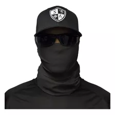 Face Shield Preta Tática Bandana Balaclava Moto Pesca Lenço