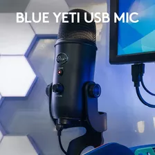 Combo Microfono Blue Yeti Blackout + Filtro Blue Pop Persona