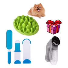 Cepillo Para Pelos Y Comelento +regalo Aspiradora Perro Gato