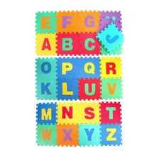 Tapete Abecedario 26pcs 30x30cm De Foami Bebés Niños(2.2m2)